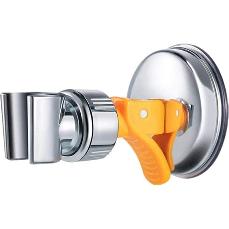 Duschablage Mit Saugnapf, 360° Drehbar, Verstellbar, Mit Starker Saugkraft, Universelle Wandhalterung Für Duschköpfe, Badezimmeraccessoire (gelb) – Fei Yu