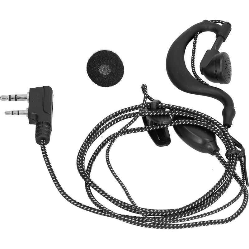 Walkie-talkie-ohrhörer Mit Verstärktem, Geflochtenem Kabel, Kompatibel Mit Baofeng Bf-6, 7, 8s, Uv5r