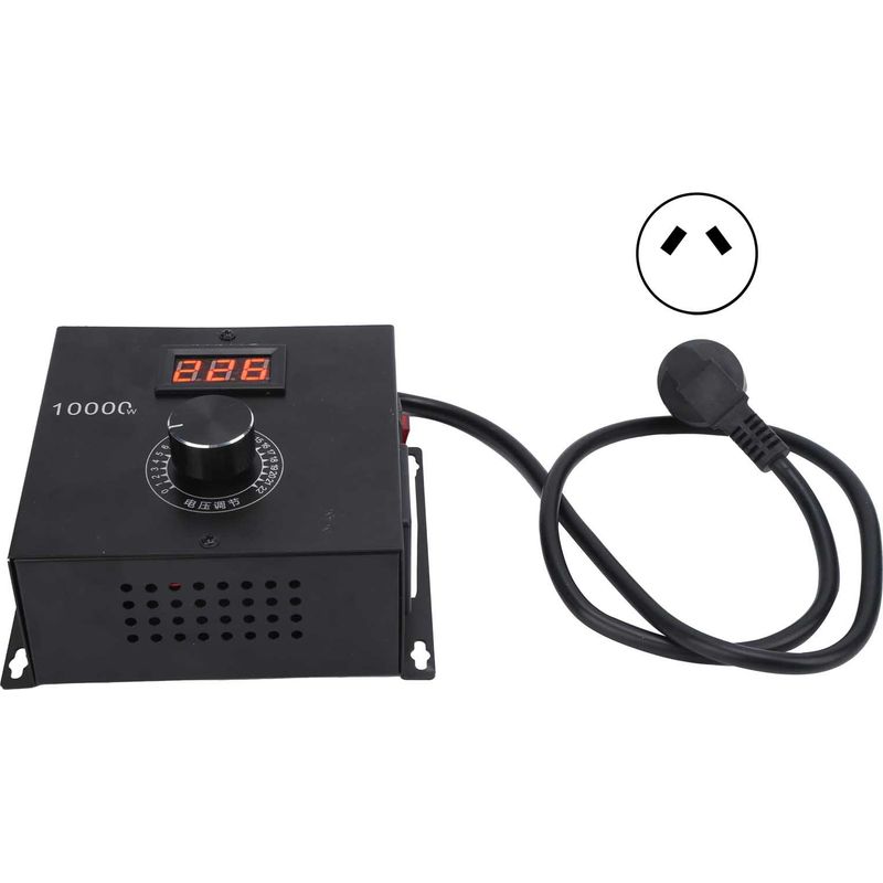 Elektrischer Spannungsregler Mit Thyristor, Hochleistungsdimmer, Drehzahlregler Mit Drehknopf, 220-v-stecker (australien), Einstellbares Dimmmodul Für Motor Und Beleuchtung
