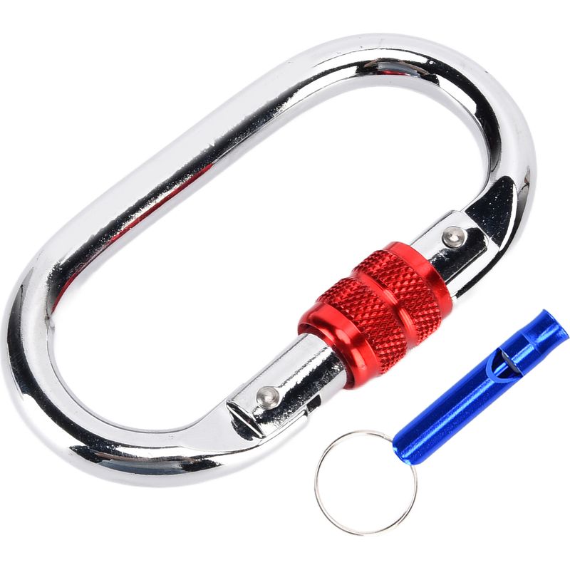 O-förmiger Karabiner, 25 Kn Bruchlast, Zum Klettern, Für Hängematten Und Camping, Für Schwere Lasten