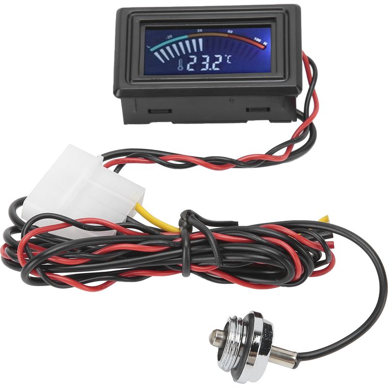 Pc-flüssigkeitskühlungsthermometer, Digitale Wassertemperaturanzeige Wdxs-dt