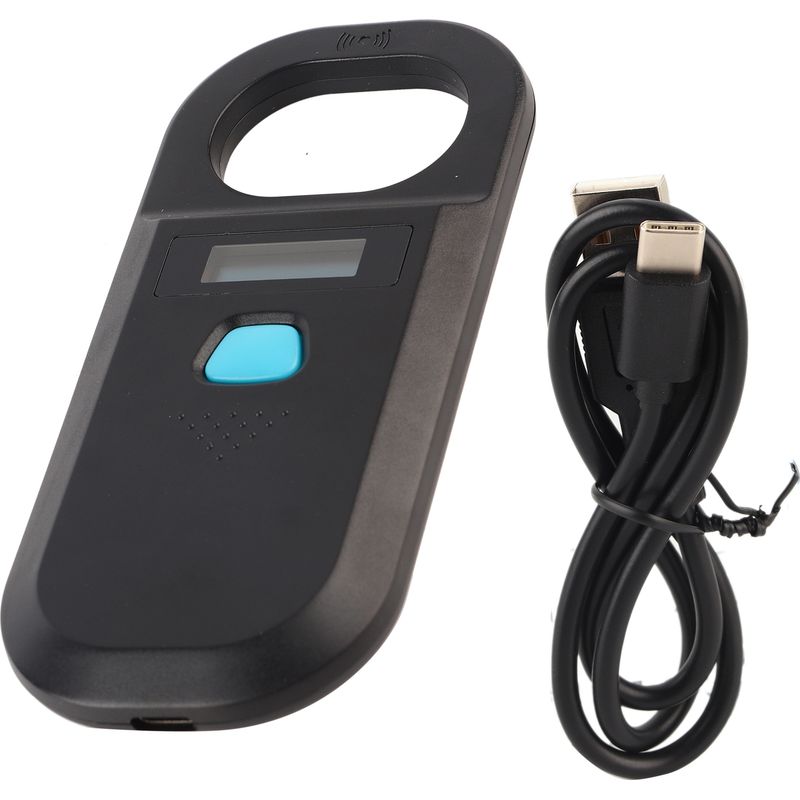 Tragbarer Oled-mikrochip-leser Mit Hoher Helligkeit, Scanner Zur Haustieridentifizierung, Lesegerät Für Schwarze Anhänger