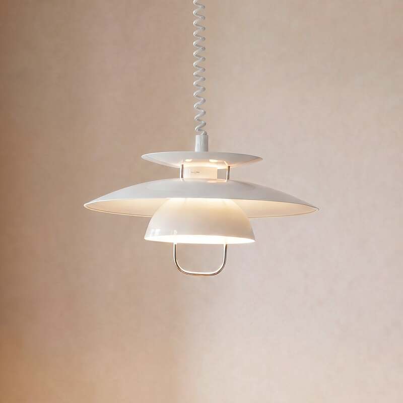 [gebraucht] B-ware Lindby Hängelampe Hängeleuchte Nadija Led Pendelleuchte Dimmbar Weiß 43cm Höhe