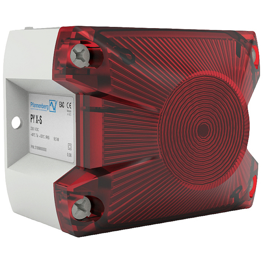Pfannenberg Signalleuchte Led Py L-s 10-60 Dc Rd 7035 21513815055 Rot Blitzlicht, Dauerlicht, Blink
