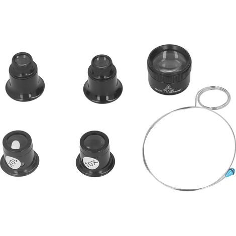 Loupe Monoculaire Multifonctionnelle Légère Et Portable, 5 Pièces, 10x 20x 30x 30x36mm