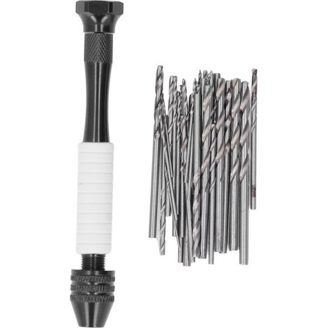 49 Pièces/ensemble Forets À Main Ensemble Haute Vitesse En Acier Abs Forets Hélicoïdaux Pour Bois Plastique Caoutchouc