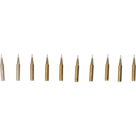 10 Pièces Pointes De Fer À Souder Soudure Dorée Tête De Soudage Accessoires De Remplacement 60w(900vtt)