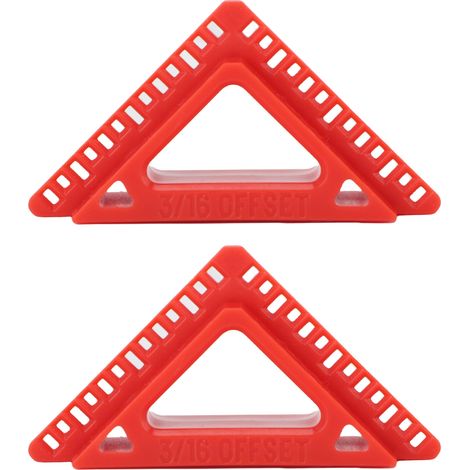 Outils De Révélation De Boîtier De Porte Et De Fenêtre 3/16 1/4 Pouces, Outil De Marquage De Garniture En Plastique Pour Le Travail Du Bois 2 Pièces