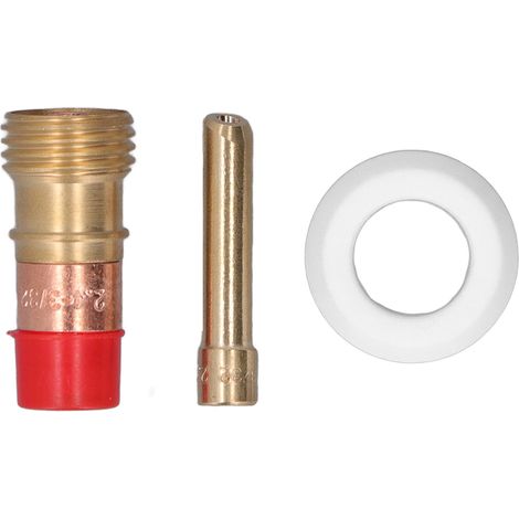 Torche De Soudage Tig, Couvercle Avant En Ptfe, Kit De Collecte De Lentilles À Gaz Pour Pistolet De Remplacement Pour Wp17