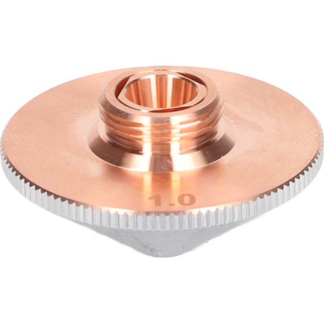 Buse Laser Double Couche, Ouverture De 1.0mm, Tête De Coupe En Cuivre Chromé Pour Remplacement