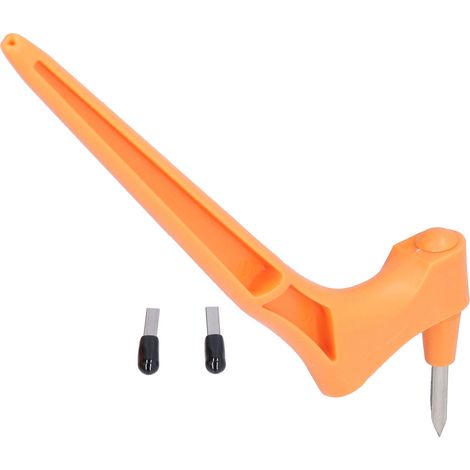 Outil De Coupe Artisanal, Couteau À Découper Rotatif À 360 Degrés, Kit De Coupe Pour Le Travail Manuel De Bricolageorange