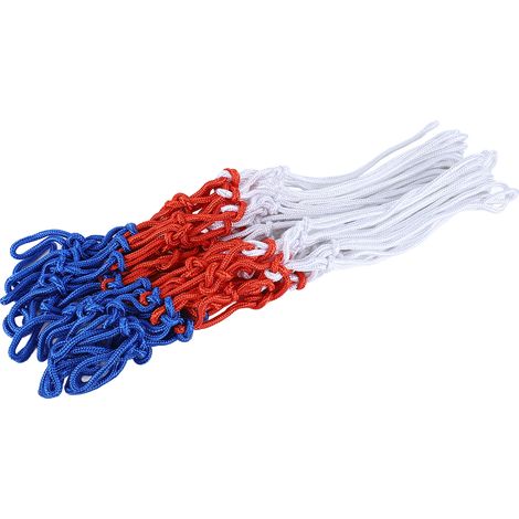 Filet De Basket-ball Robuste De Remplacement, Résistant Aux Intempéries, Anti-fouet, Épais, S'Adapte À La Plupart Des Jantes Intérieures Et Extérieures, Articles De Sport Pour Adultes, 6 Mm, Rouge, Bl