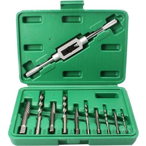 Ensemble D'Extracteur De Vis Endommagé, Kit De Démontage Cassé, Outil De Retrait Pour La Réparation De Machines 11 Pièces