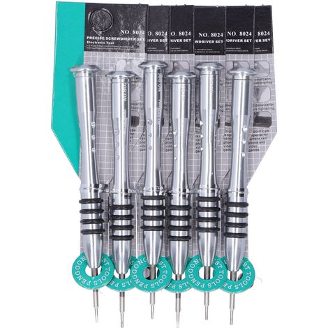 Tournevis Pentalobe En Acier Au Chrome Vanadium 1.2x25, Kit D'Outils De Réparation Pour Démontage Fin 6 Pièces