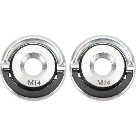 Meuleuse D'Angle M14, Écrou À Dégagement Rapide, En Acier Allié, Remplacement Autobloquant, 2 Pièces