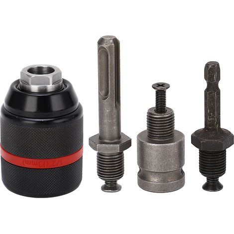 Mandrin De Perçage Sans Clé À Serrage Automatique, 1/2 Po, Plage De Serrage De 2 À 13 Mm, Outil À Changement Rapide, Longueur Hexagonale De 63 Mm