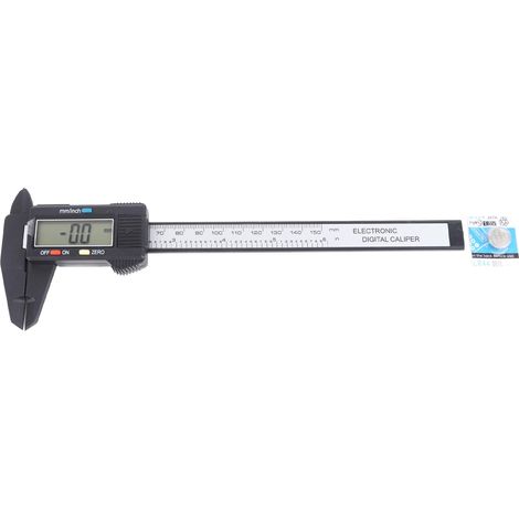 Outil De Mesure D'Étrier Numérique Électronique Avec Tige Télescopique 150mm 0.1mm En Plastique