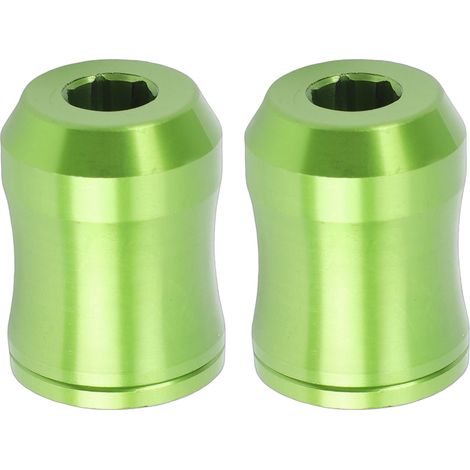 Anneaux De Support De Vis Magnétiques, 2 Pièces, 6.35mm, Tige Hexagonale, Embout De Tournevis, Magnétiseur, Haute Dureté, Alliage D'Aluminium Vert