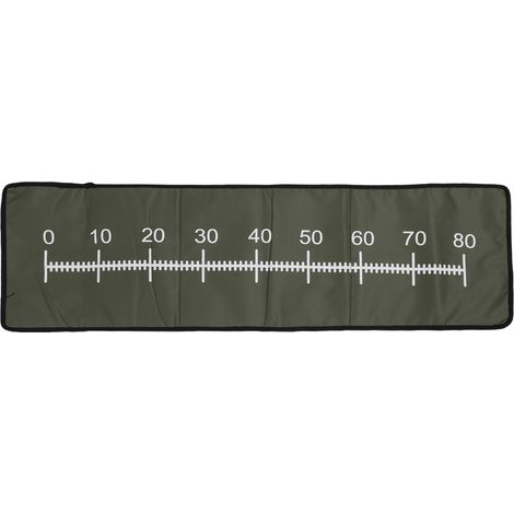 Tapis De Mesure De Pêche Pliable Et Portable, Tapis De Décrochage Pour Mesurer La Longueur Du Poisson, Tissu Polyester Vert