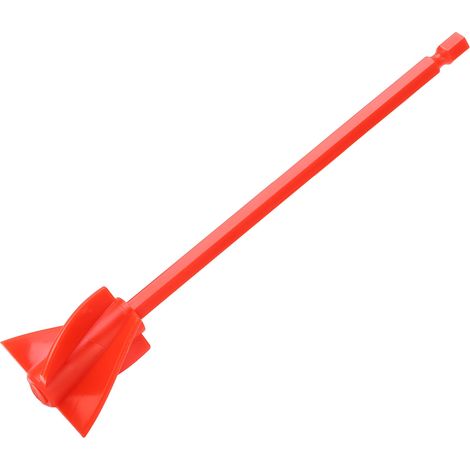 Palettes De Mélangeur De Résine, Mélange Uniforme Et Solide, 5 Lames, Fixation De Perceuse À Peinture Réutilisable, Rouge, 4 Pièces
