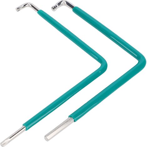Ensemble D'Outils De Réglage De Porte Fenêtre 2 Pièces Avec Clé Étoile T15 Clés Hexagonales Et À Tête Sphérique De 4 Mm Poignée Ergonomique En Acier 59crv4 Pour L'Installation