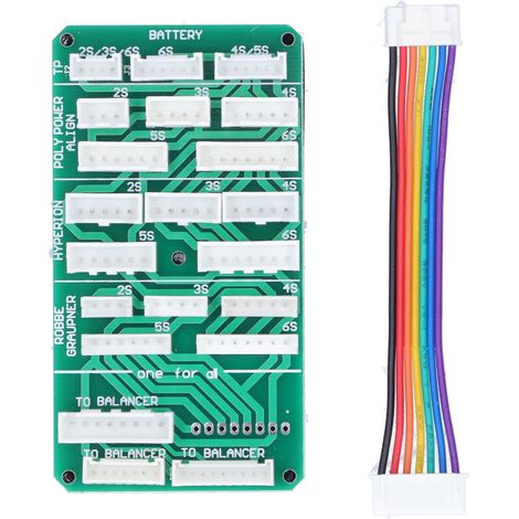 Carte De Charge Parallèle 2-6s, Batterie Au Lithium, Adaptateur D'Extension De Charge Équilibrée, Accessoire
