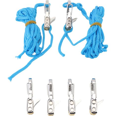 Ajusteur De Corde, Contrôle Facile, Réglage Rapide, Tendeur De Cordon De Fixation Sécurisé Avec Boîte Pour Camping Et Bateau