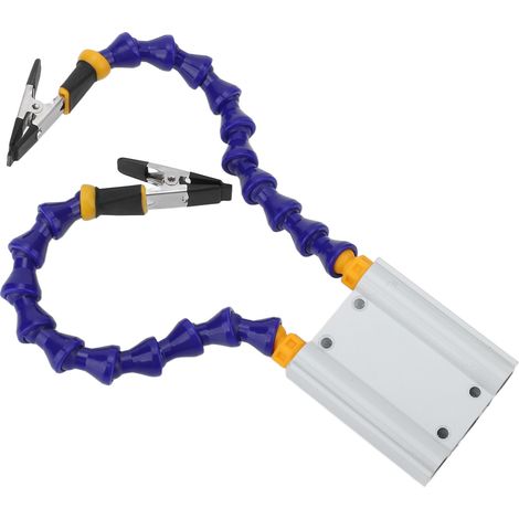 Bras Flexible Abs, Bras Flexible, Base En Alliage D'Aluminium, Outil De Troisième Main Avec Couvercle En Caoutchouc Amovible, 2 Pièces
