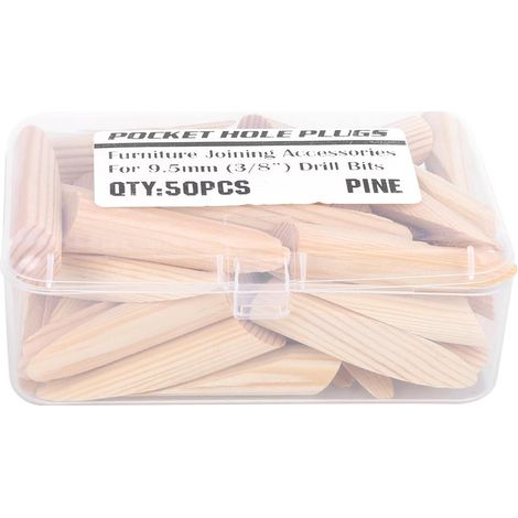 Bouchon De Trou De Poche En Bois, Kit De Bouchons De Vis Pour Le Travail Du Bois, Outils De Perçage Inclinés 50 Pièces