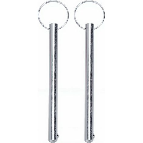 Goupilles De Pile De Poids En Acier Inoxydable, 2 Pièces, Broches De Sélection De Remplacement Pour Équipement De Musculation, Machine 3,54 Pouces