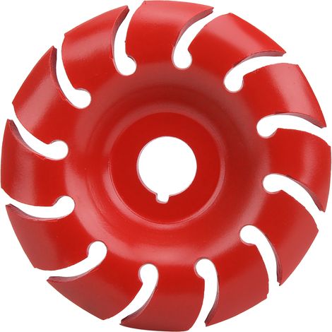 Disque De Coupe En Bois Rouge 12 Dents 90x16mm, Coupe-sculpture Pour Meuleuse D'Angle, Outil De Travail Du Bois
