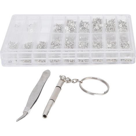 Kit De Réparation De Lunettes, 1000 Pièces, Tournevis Professionnels, Vis À Pince Pour Lunettes De Soleil