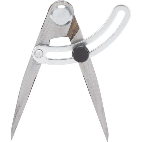 Jauge D'Espacement Des Ailes De Boussole En Cuir, Outil De Mesure Conique Pour Le Travail Du Bois En Acier Inoxydable 100mm