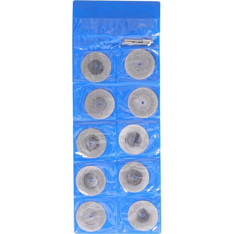 10 Pièces Disque De Coupe Diamant Mince Avec Tige Ronde Meule De Ponçage Pour Bois Métal Pierre 40mm/1,6 Pouces