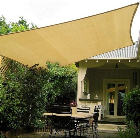 X 5 M Hdpe-schattierungsnetz, 75–90 % Uv-beständig, Beige – Sonnensegel Für Den Außenbereich