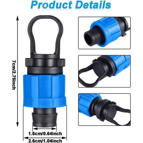 Packung Mit 12 1/2"-tropfkappen – Universal, Kompatibel Mit 16–17 Mm