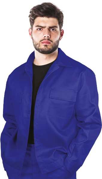 Blaue Schutzjacke Yes-jnl