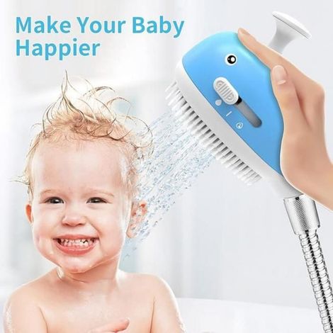 Duschkopf Für Kinder Mit Flexiblem Schlauch Für Die Badewanne, Duschkopf Für Kleinkinder Mit 2 Betriebsmodi,