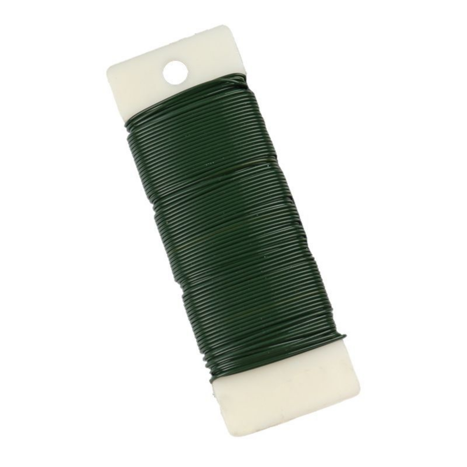 Handgefertigter, Verzinkter, Flexibler Draht Für Weihnachtliche Blumendekorationen, Nr. 22 / Dunkelgrün 0,70 Mm X 35 M