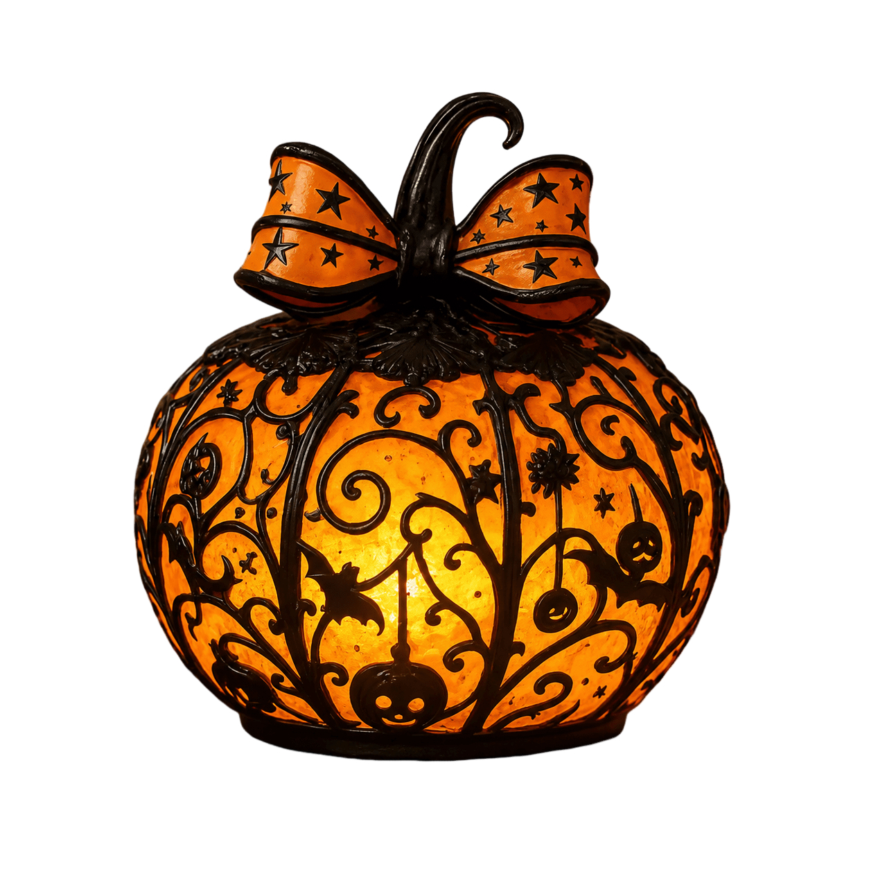 Halloween-kürbis-kürbislampe