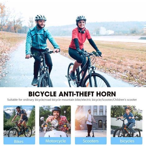 Femeo Fahrradklingel – 125 Db – Diebstahlalarm – Usb-aufladbar – Ipx5 Wasserdicht