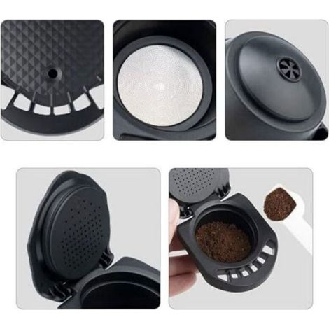 Dolce Gusto Adapter – Wiederverwendbar – Kapseln + Originalitätsverschluss – Ohne Kapsel