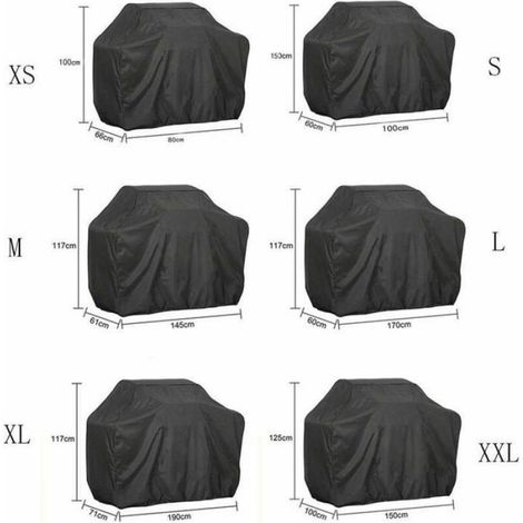 Rechteckige Schutzhülle Für Den Campingaz Barbecook Grill, L 170 X 61 X 117 Cm, Robuste Schutzhülle Aus Oxford-gewebe