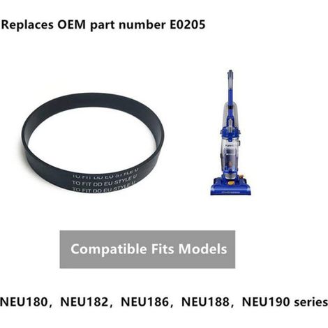 Packung Mit 12 Ersatzriemen Für Vertikalstaubsauger Typ U E0205, Für Neu202, Neu181, Neu180 Usw.