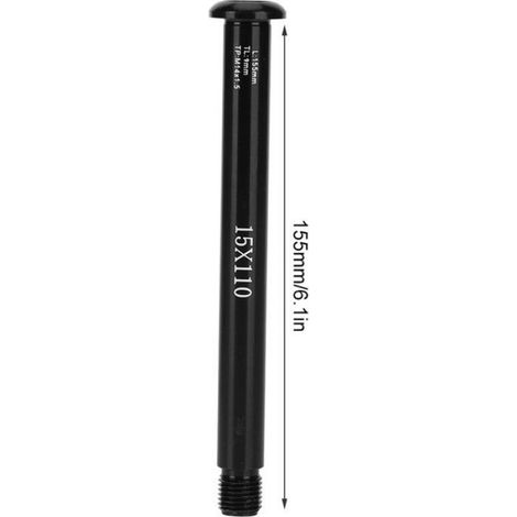 Schwarze Aluminium-boost-15x110-mountainbike-gabelachse, Kompatibel Mit Rockshox Und Fox