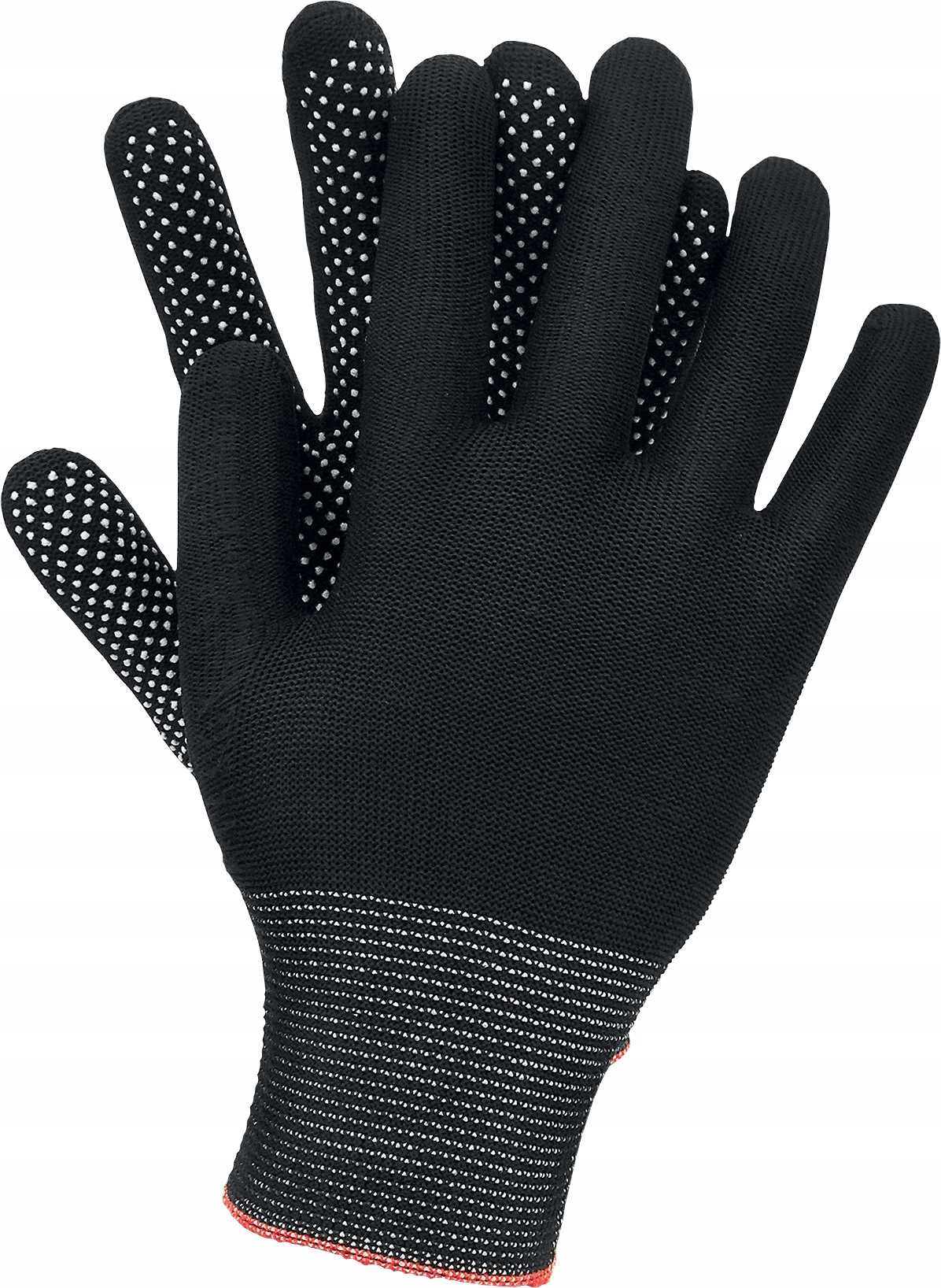 Arbeitshandschuhe / Schwarz / Größe: 9 - L / Ox-dotuabw - 240 Stück.
