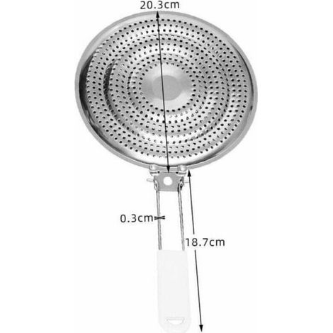 Wärmeverteiler Für Gaskochfeld – Edelstahl, Gleichmäßige Wärmeverteilung – Küche – 21 Cm