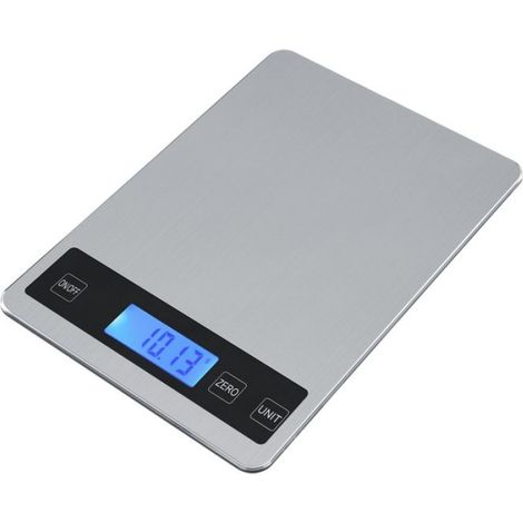 Küchenwaage – Mini-elektronikwaage – 5 Kg – Edelstahl – Led