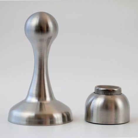 Torstopper, Türstopper Mit Schuhfunktion, Magnetischer Türstopper, 1 Stück (silber)