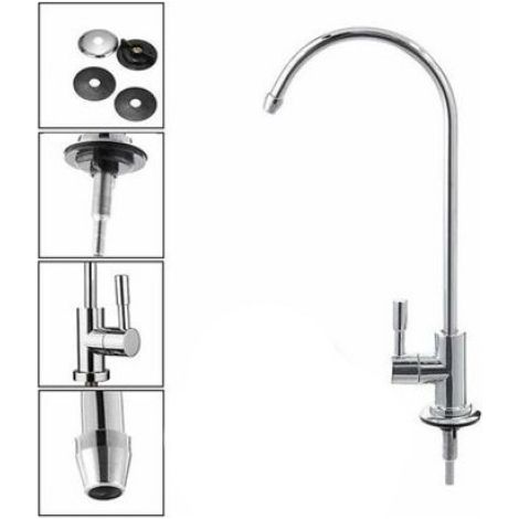 Küchenarmatur Mit Umkehrosmoseanlage Und Trinkwasserfilter Aus Edelstahl 304